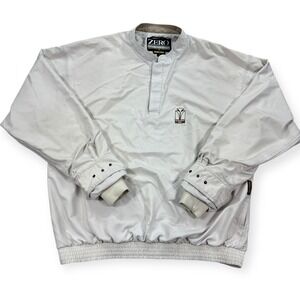 ZERO Restriction Blackwolf Gore-Tex Golf Jacket Men's XL Beige‎ Snap Made In USA